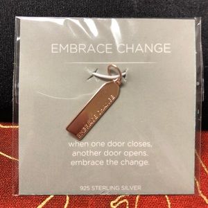 Embrace Change Origami Owl Dangle Charm 925 Sterl